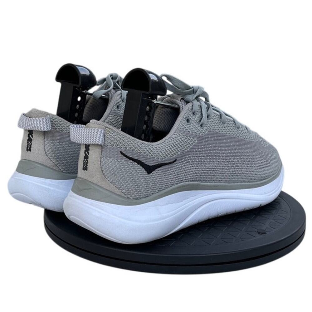 Women's Hoka One One Hupana Flow 1102891-DLRC Knit Athletic Sneaker SZ 8 Gray - Picture 4 of 6
